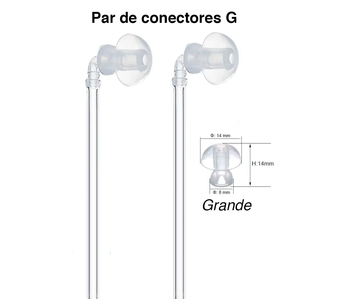 CONECTOR DE SILICONE (06 PARES)