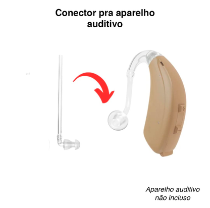 Conector De Silicone (UNIDADE) Alta Qualidade Para Substituir O Molde Ou Olivas De Aparelho Auditivo  3 tamanhos