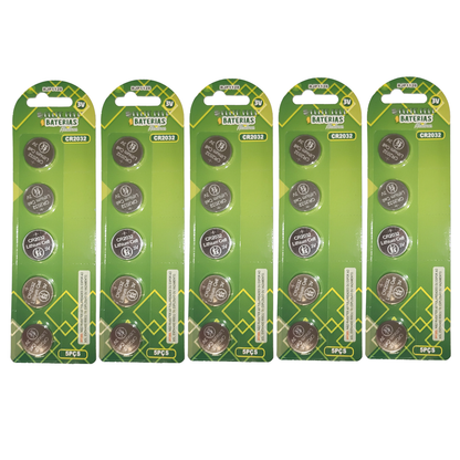 BATERIA CR2032 CARTELA C/5 PÇS